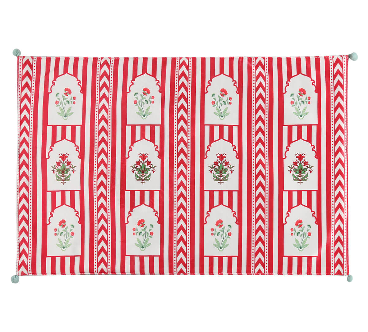 Red Spell Micro Velvet Table Mats Set of 6