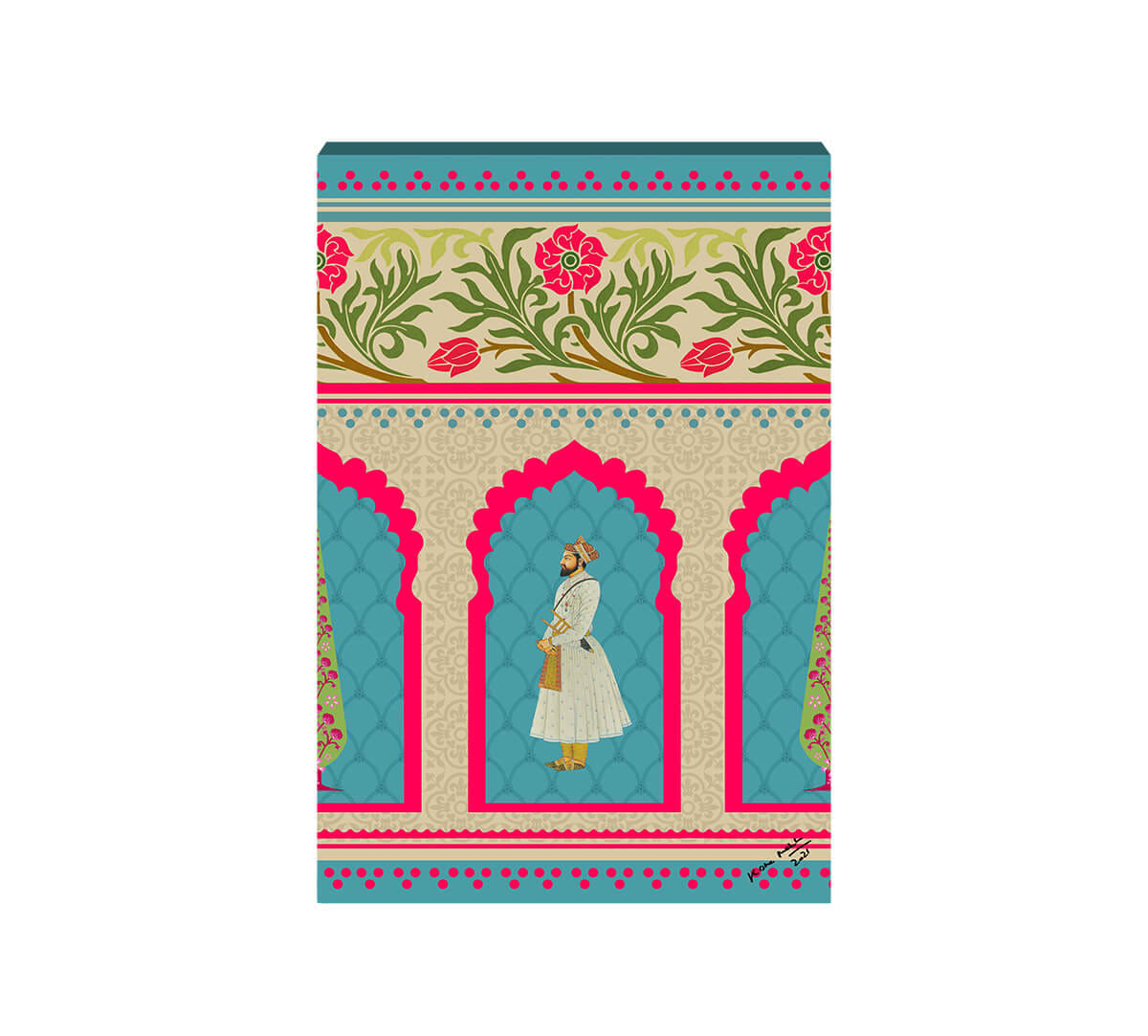 Regal fluorescence Canvas Wall Art