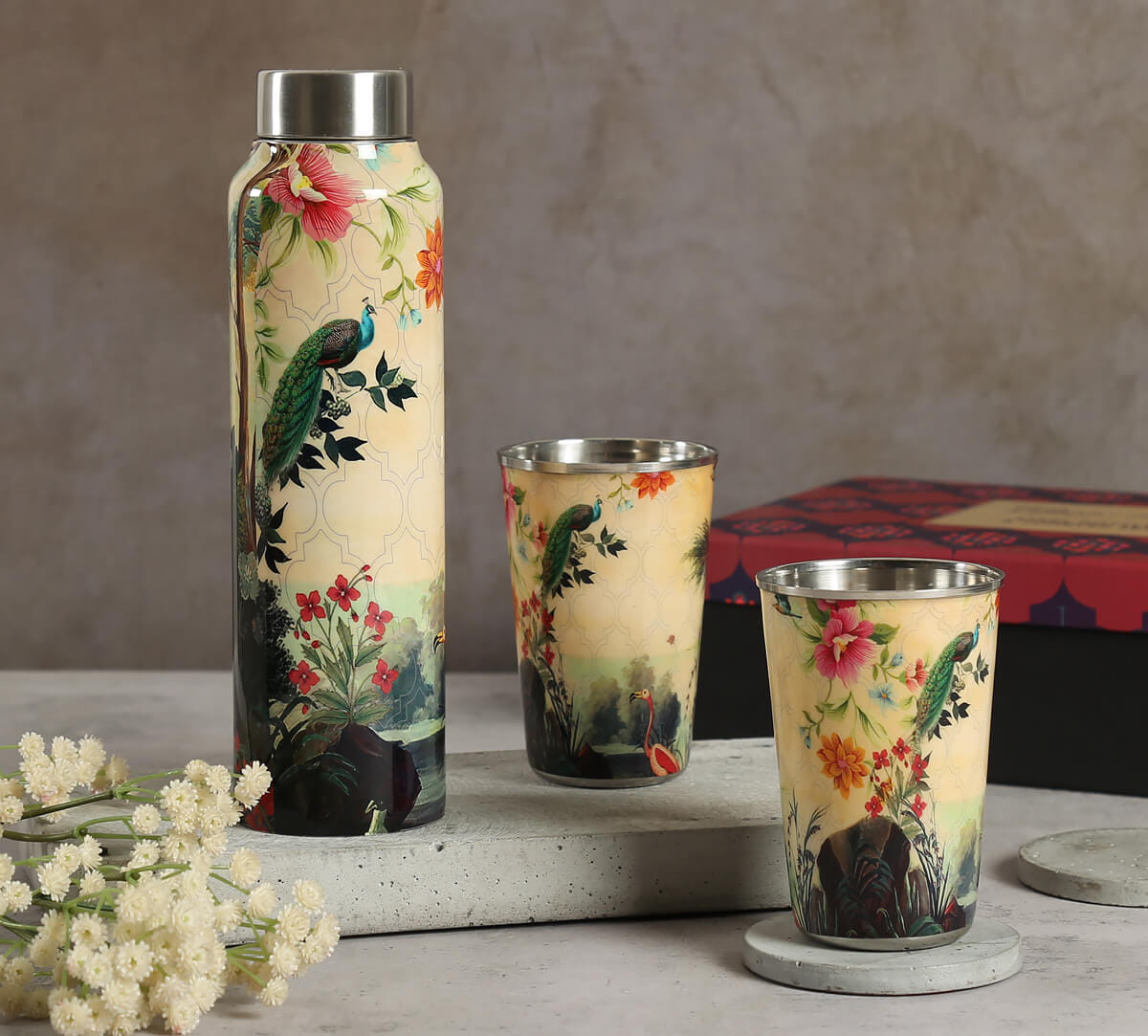 River Bank Silvassa Bottle and Tumbler Set