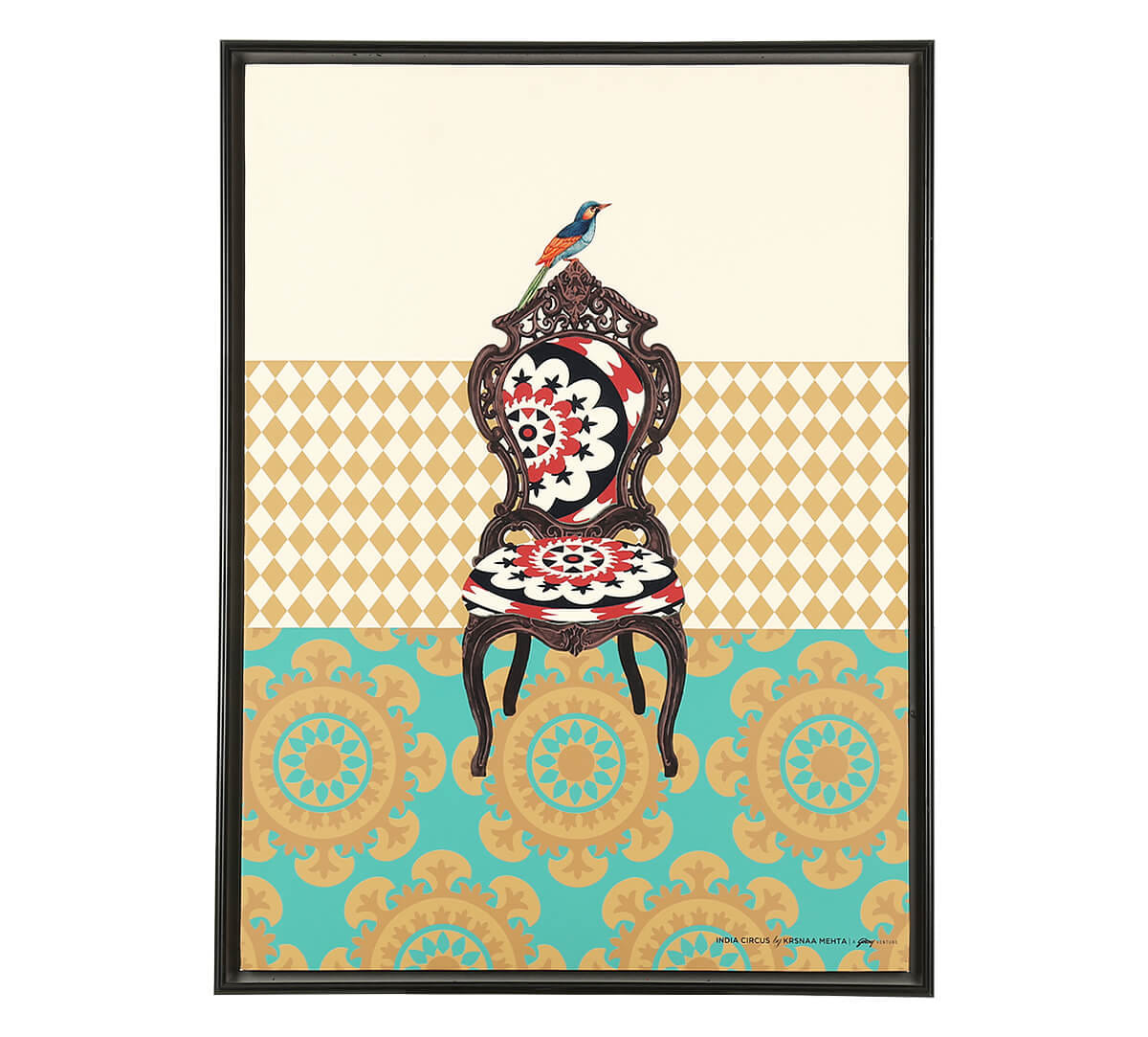 Rocker Sling Canvas Framed Wall Art