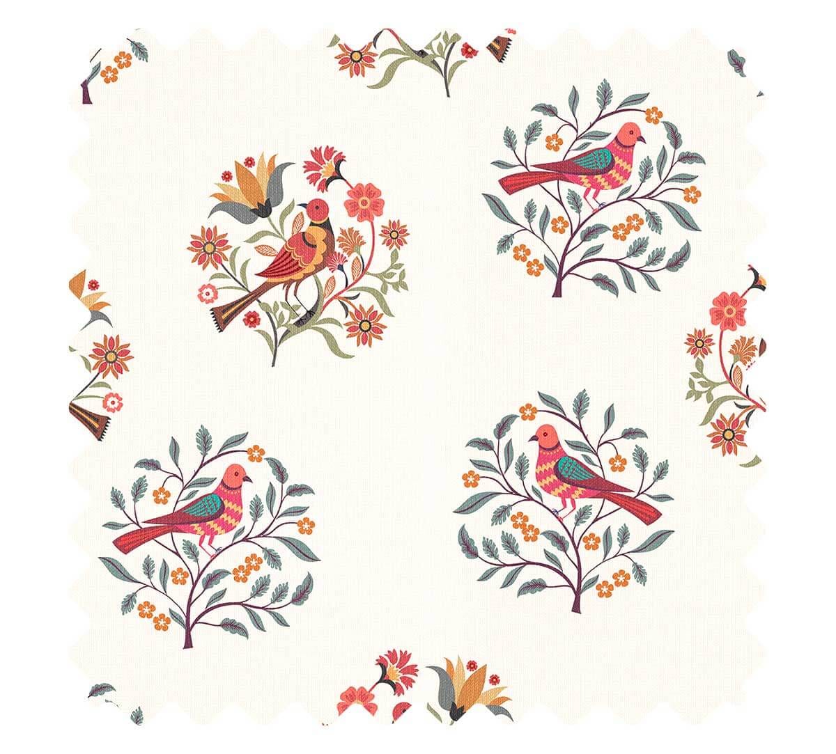 Rose Psittacines Enquiry Fabric