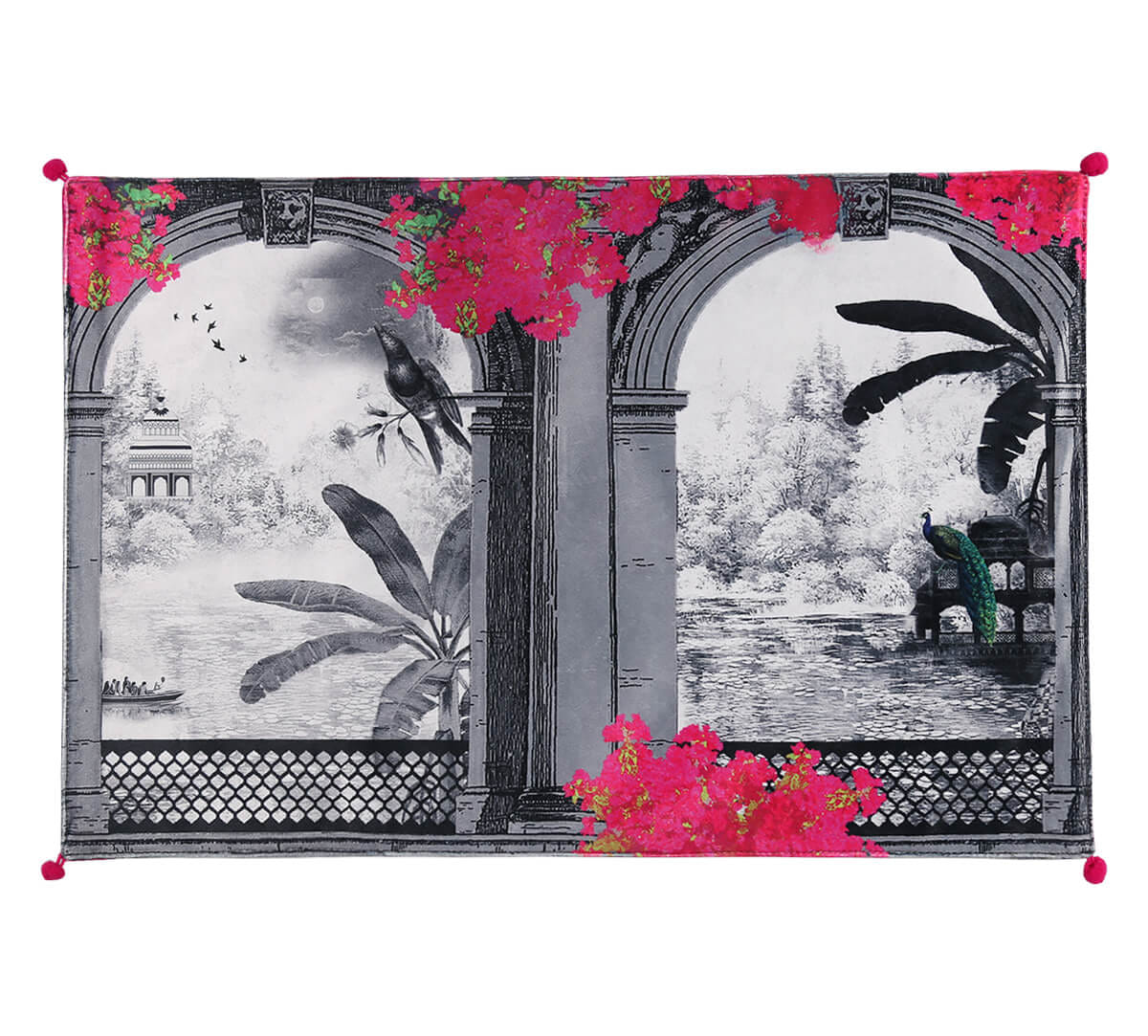 Royal Hues Micro Velvet Table Mats Set of 6