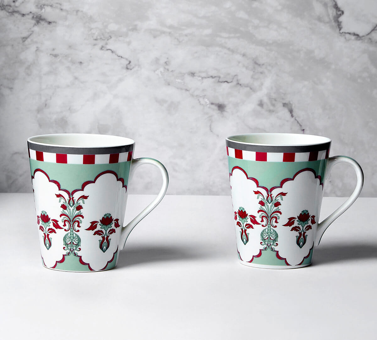 Sage Luxe Coffee Mug Set of 2