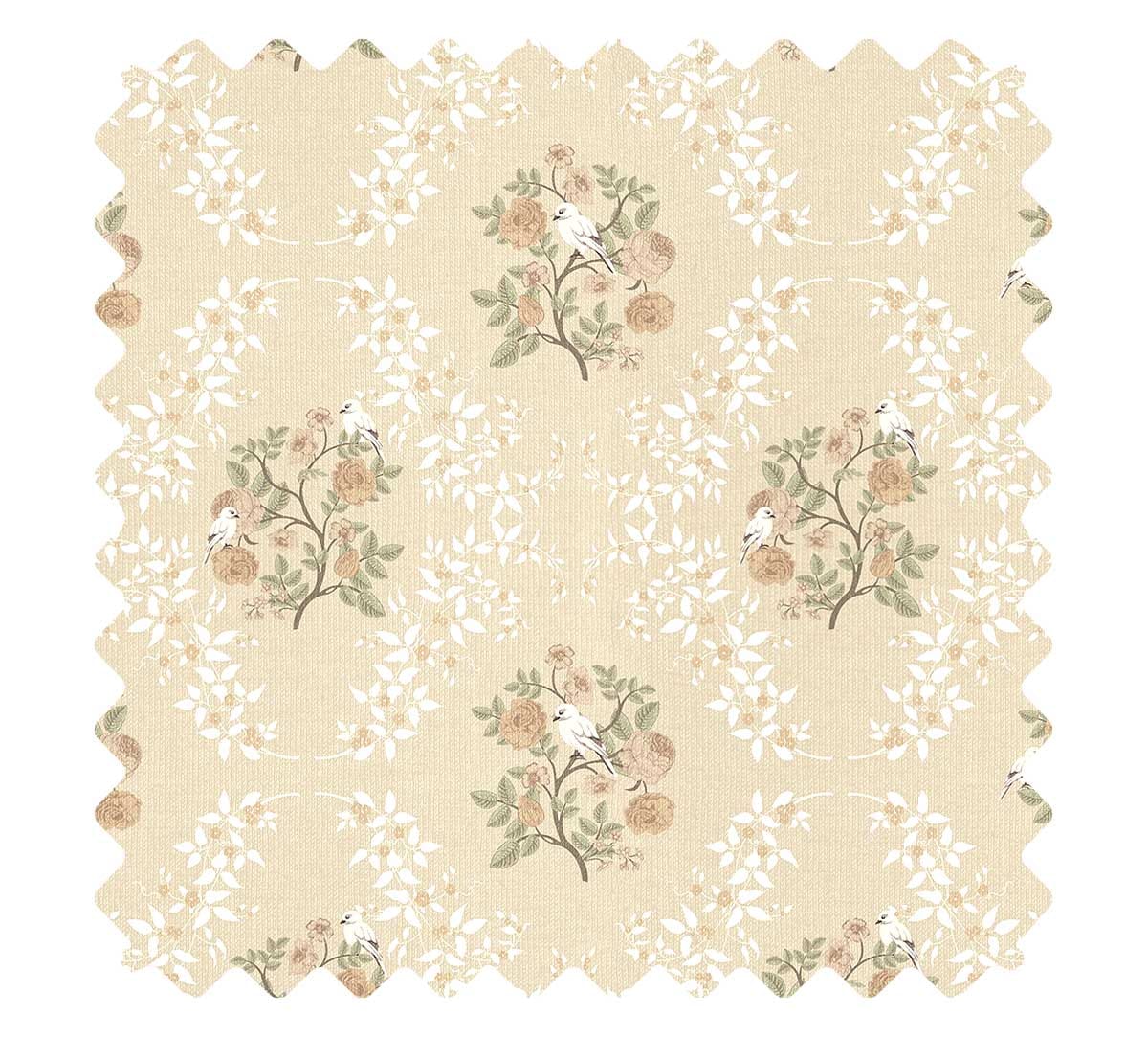 Sand Robin Birds Cafe Fabric