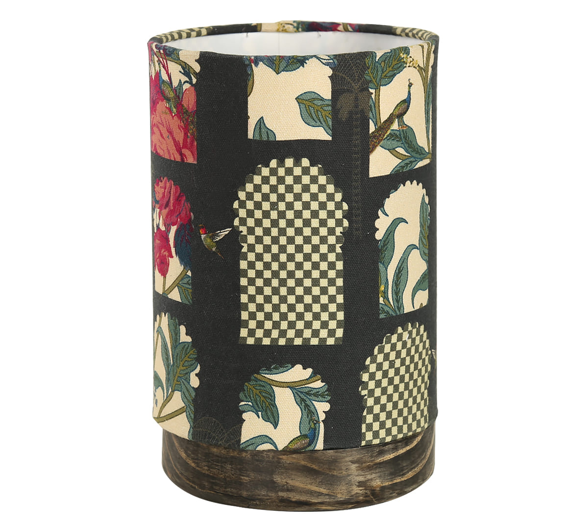 Signature Windows Cylindrical Table Lamp