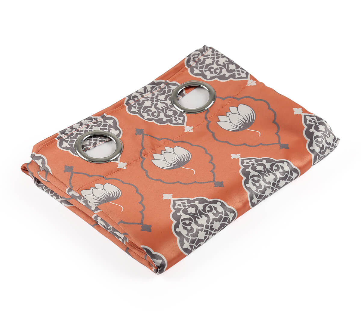 Spades of Lotuses Curtains Set of 2