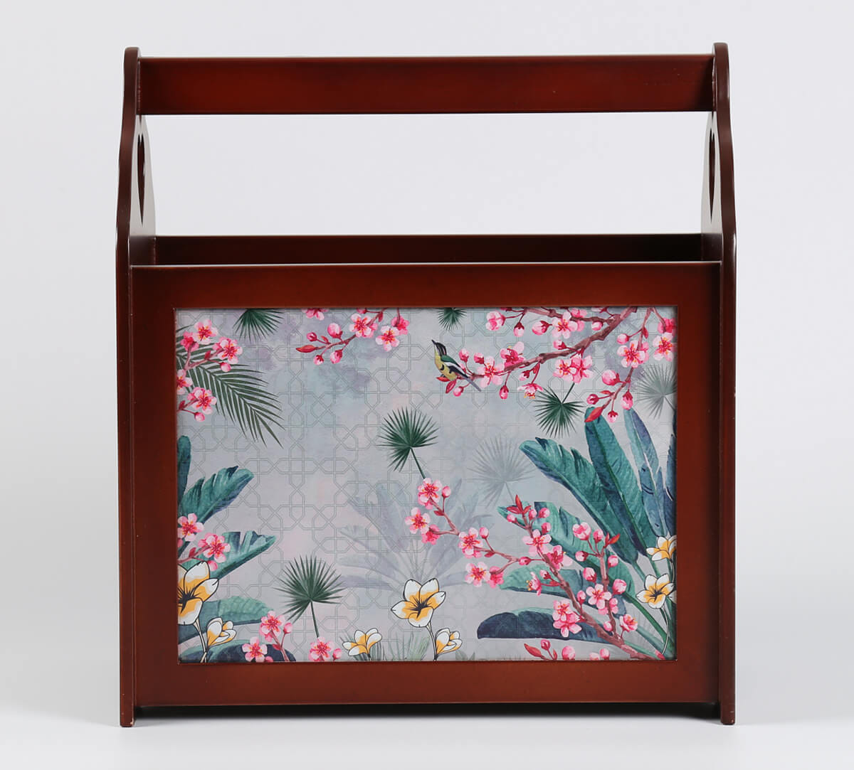 Spring Bloom Magazine Rack