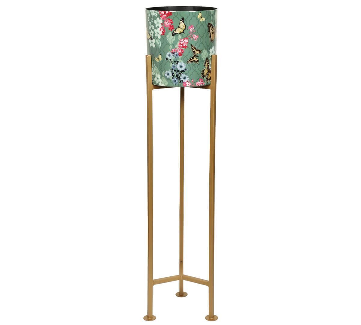 Teal Abundance Planter Large