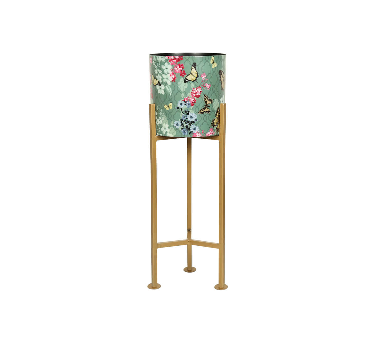 Teal Abundance Planter Small
