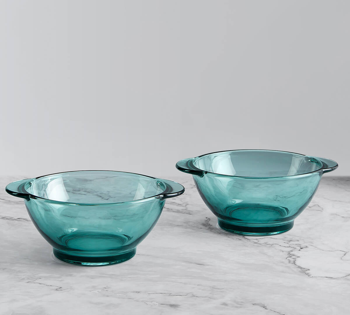 Teal Snack Bowl Set of 2