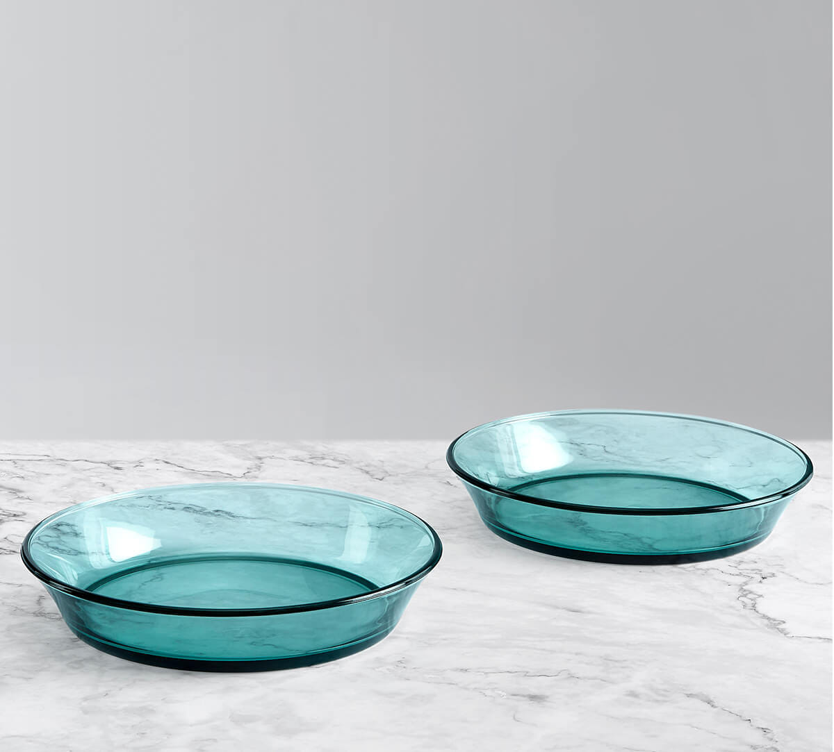 Teal Snack Plate Set of 2