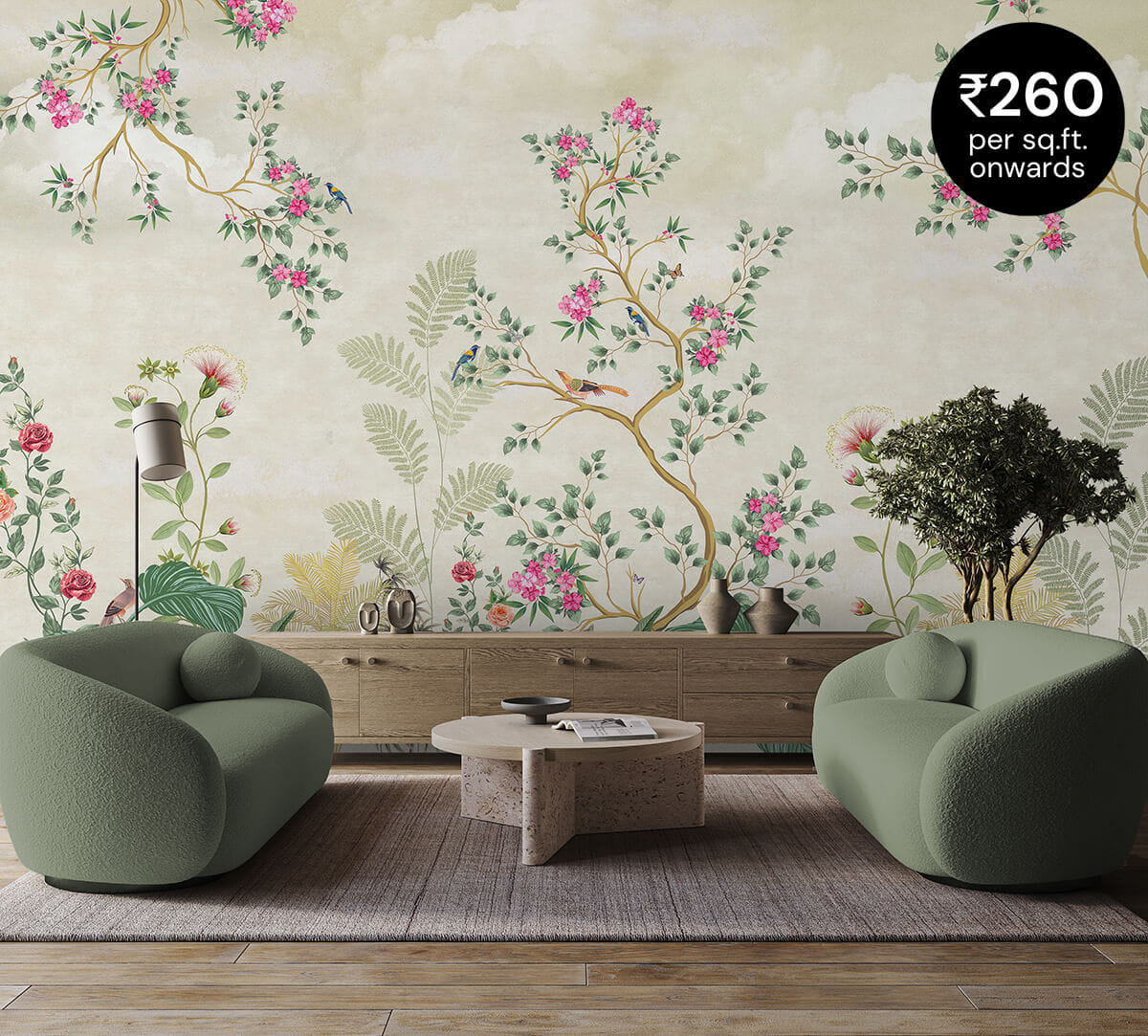 The Climbing Garden Wallpaper
