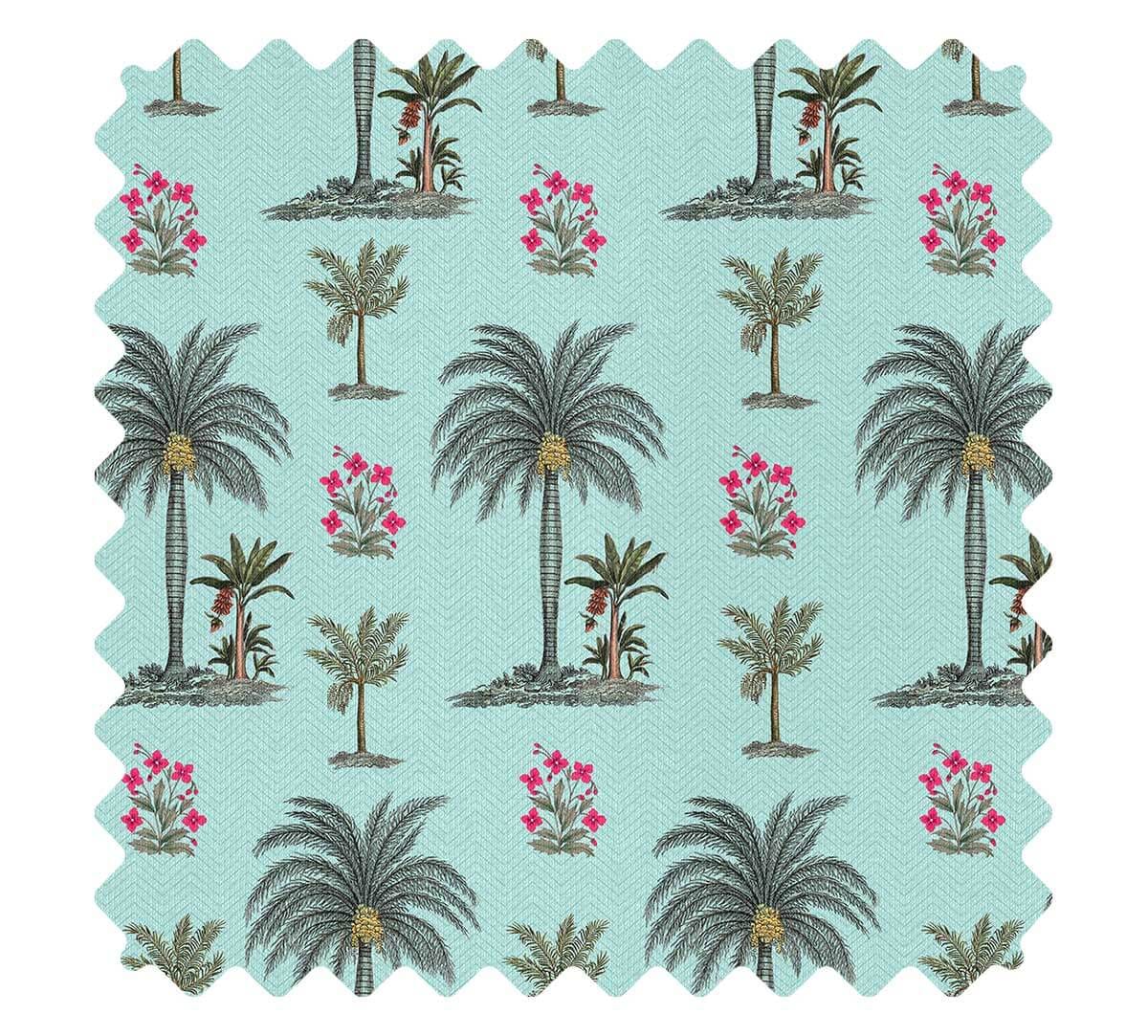 Tiffany Chevron Palms Fabric
