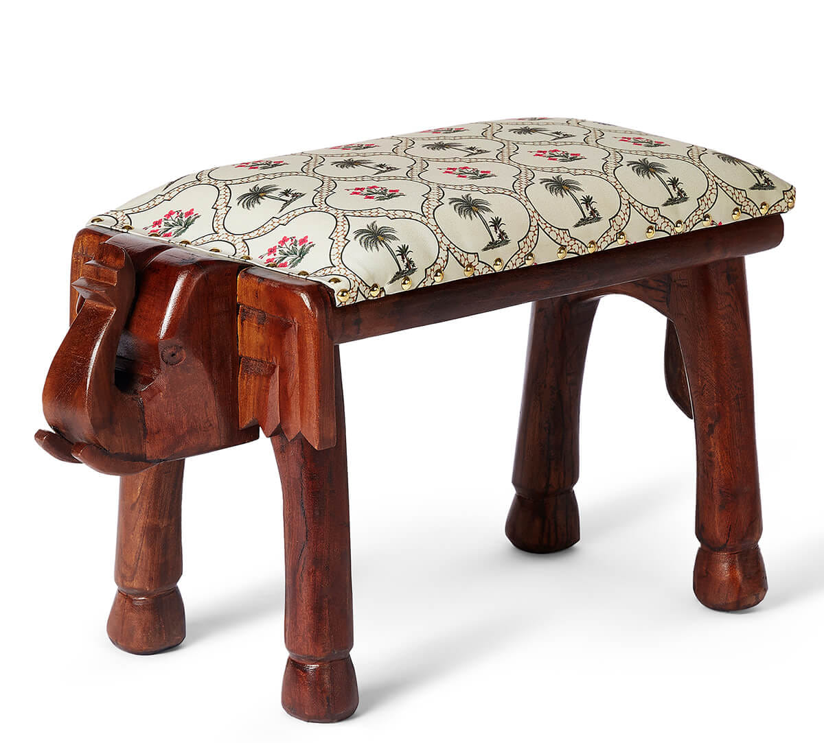 Tropic Tryst Elephant Pouffe