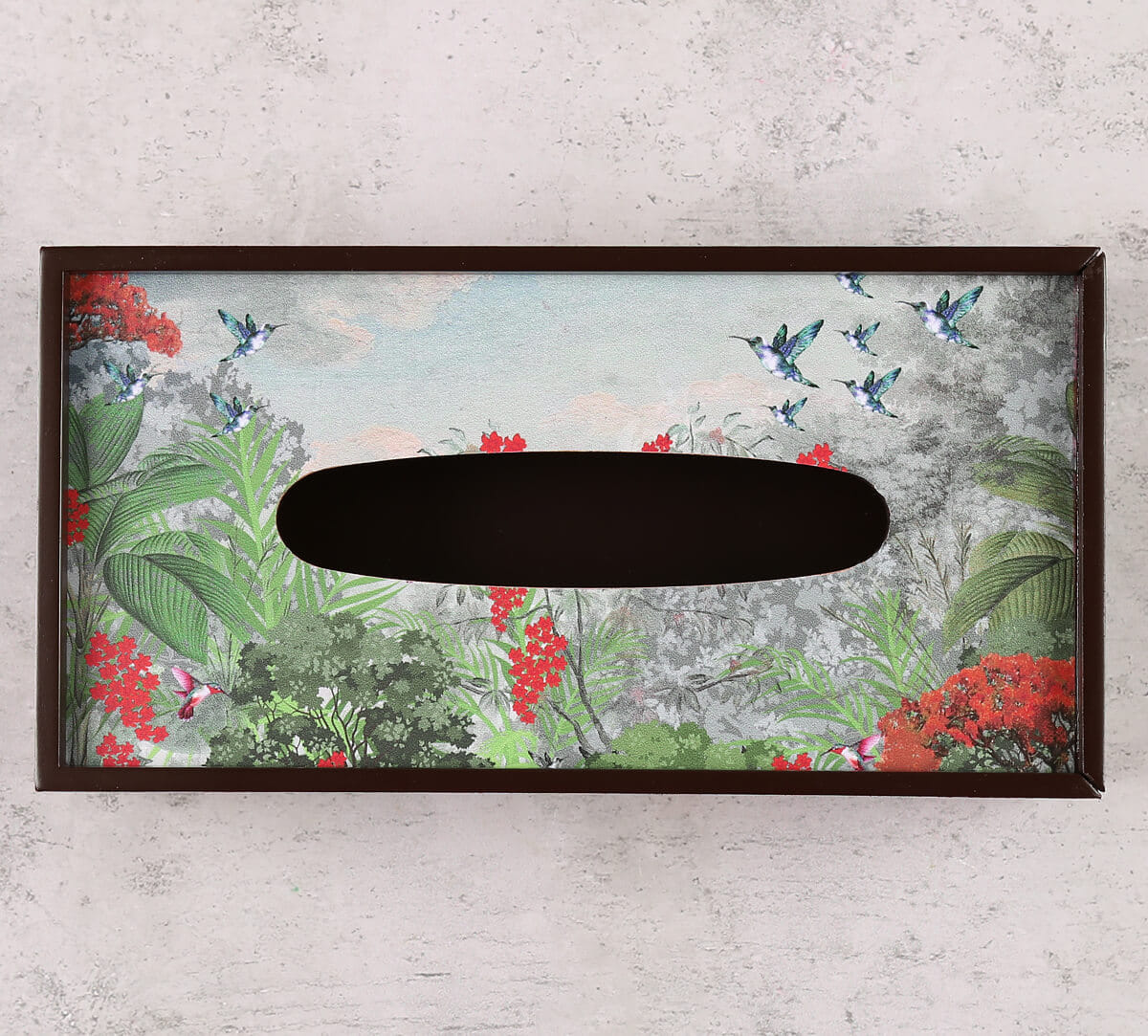 Tropical View Tissue Box Holder