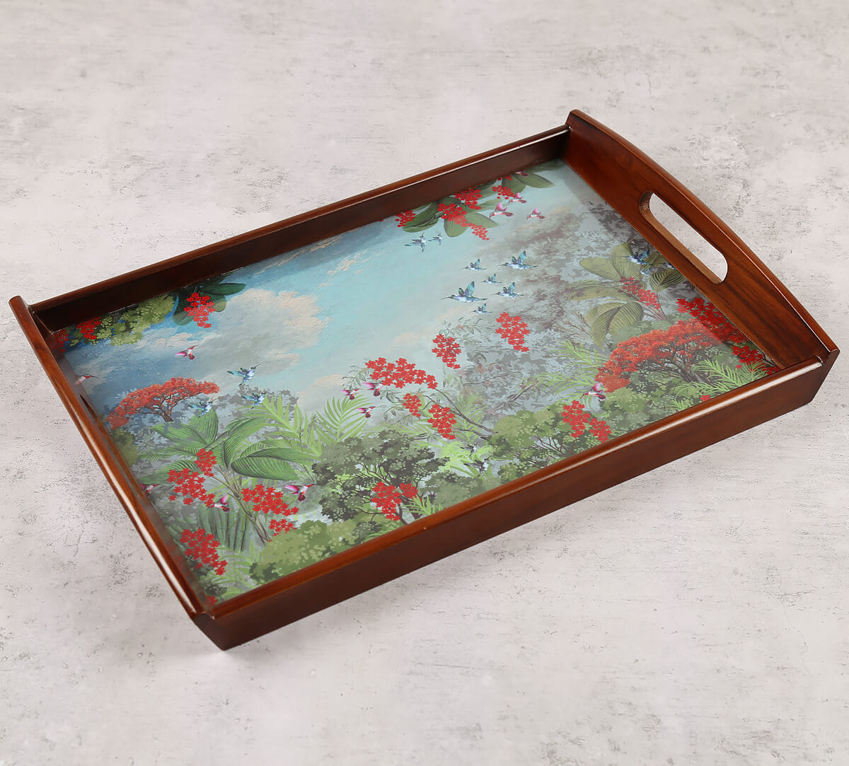 Tropical View Trays Set of 3