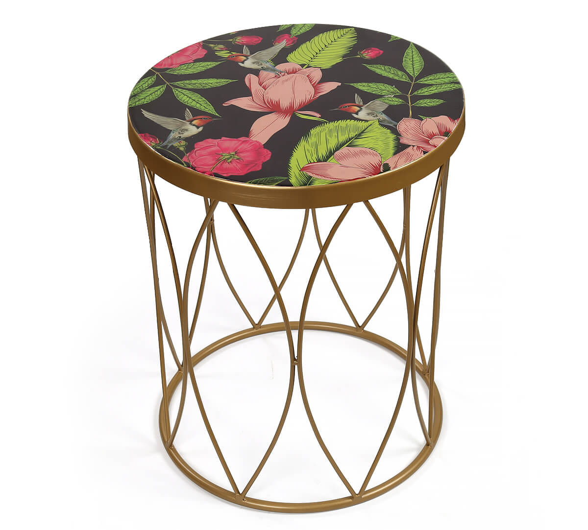 Warbled Verdure Side Table