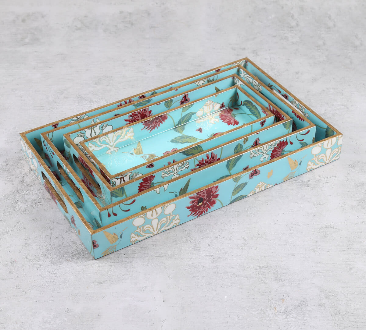 Zinnian Jazz MDF Rectangle Tray