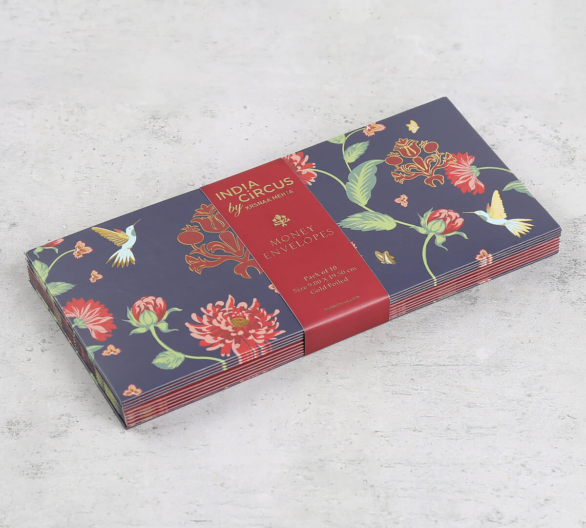 Zinnian Jazz Money Envelopes Set of 10