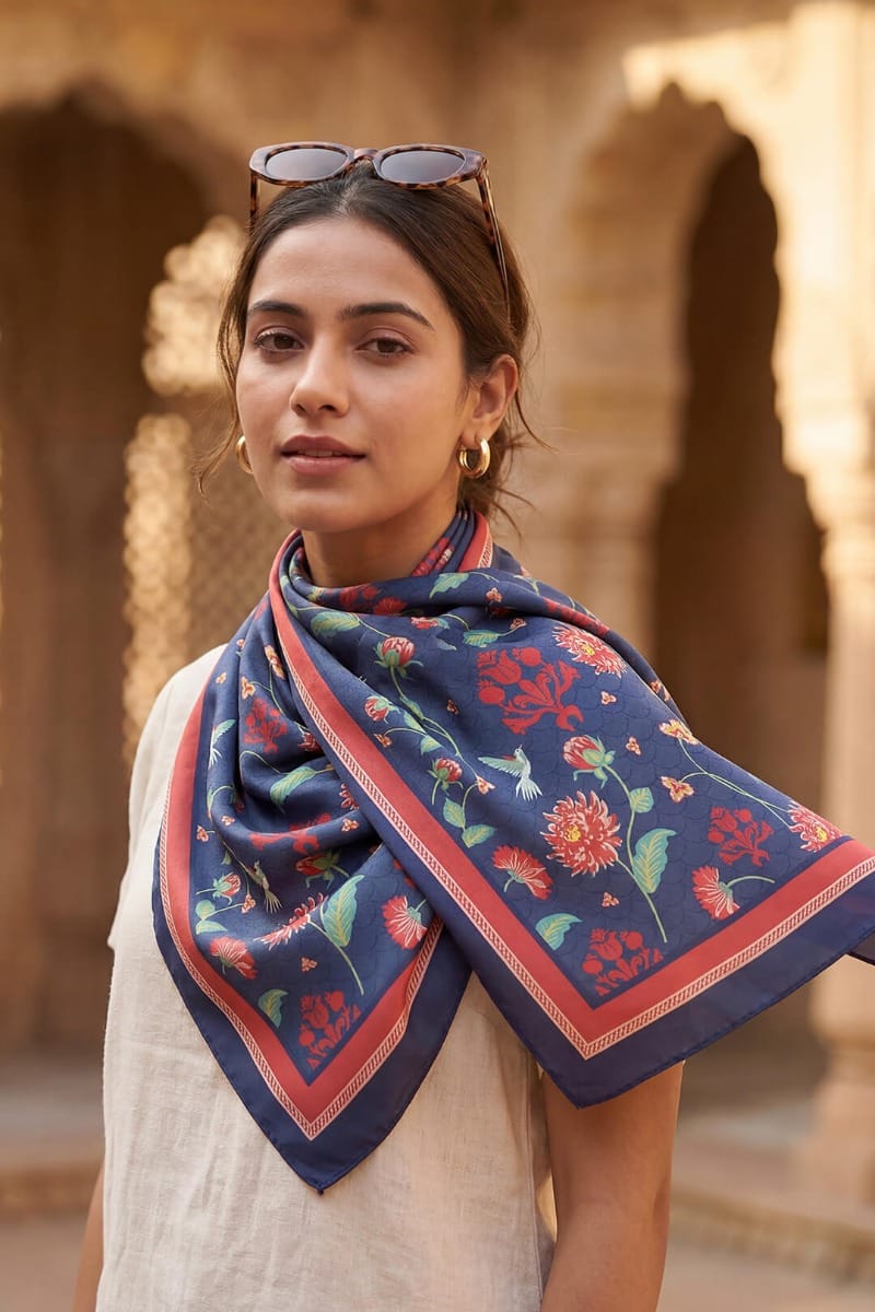 Zinnian Jazz Scarf
