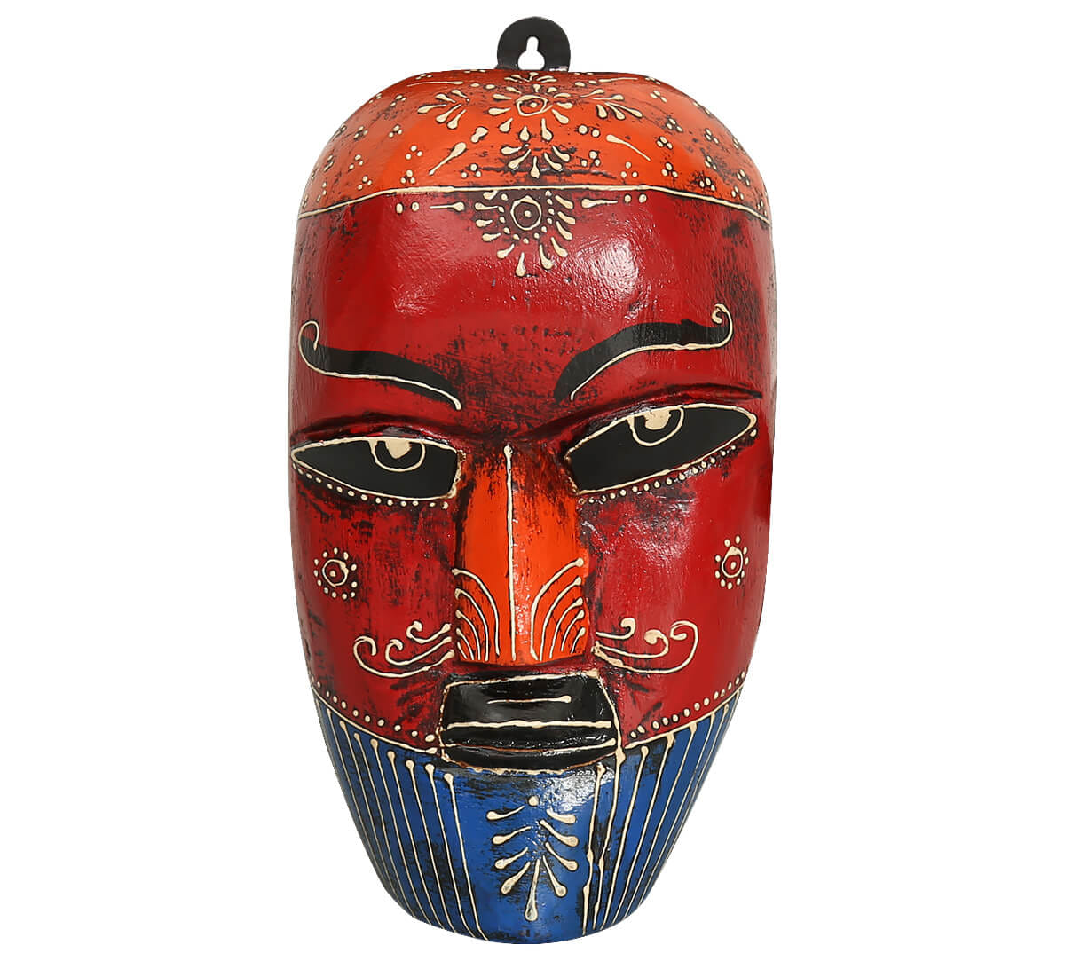 Cardinal Nymph Decorative Wooden Mask