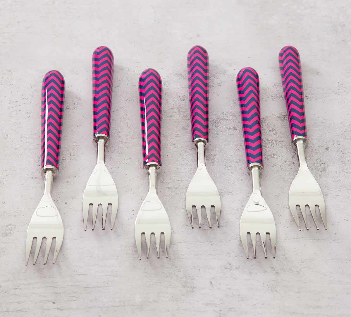 Chevron Melavo Table Fork Set of 6