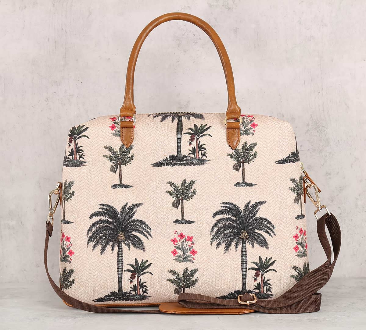Chevron Palms Office Bag