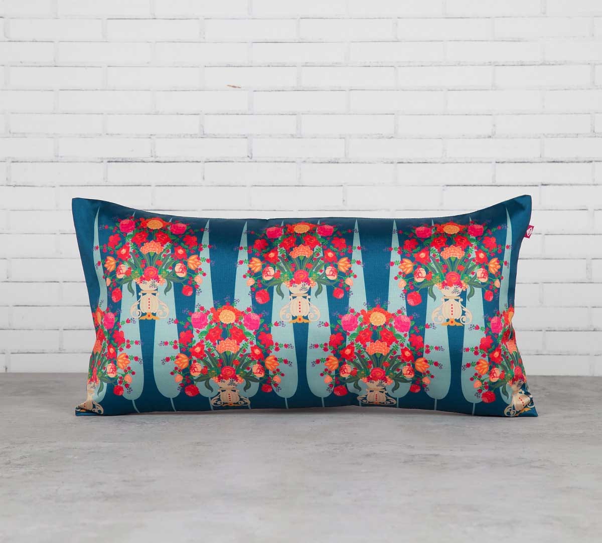 Conifer Affair 16" x 8" Blended Taf Silk Cushion Cover