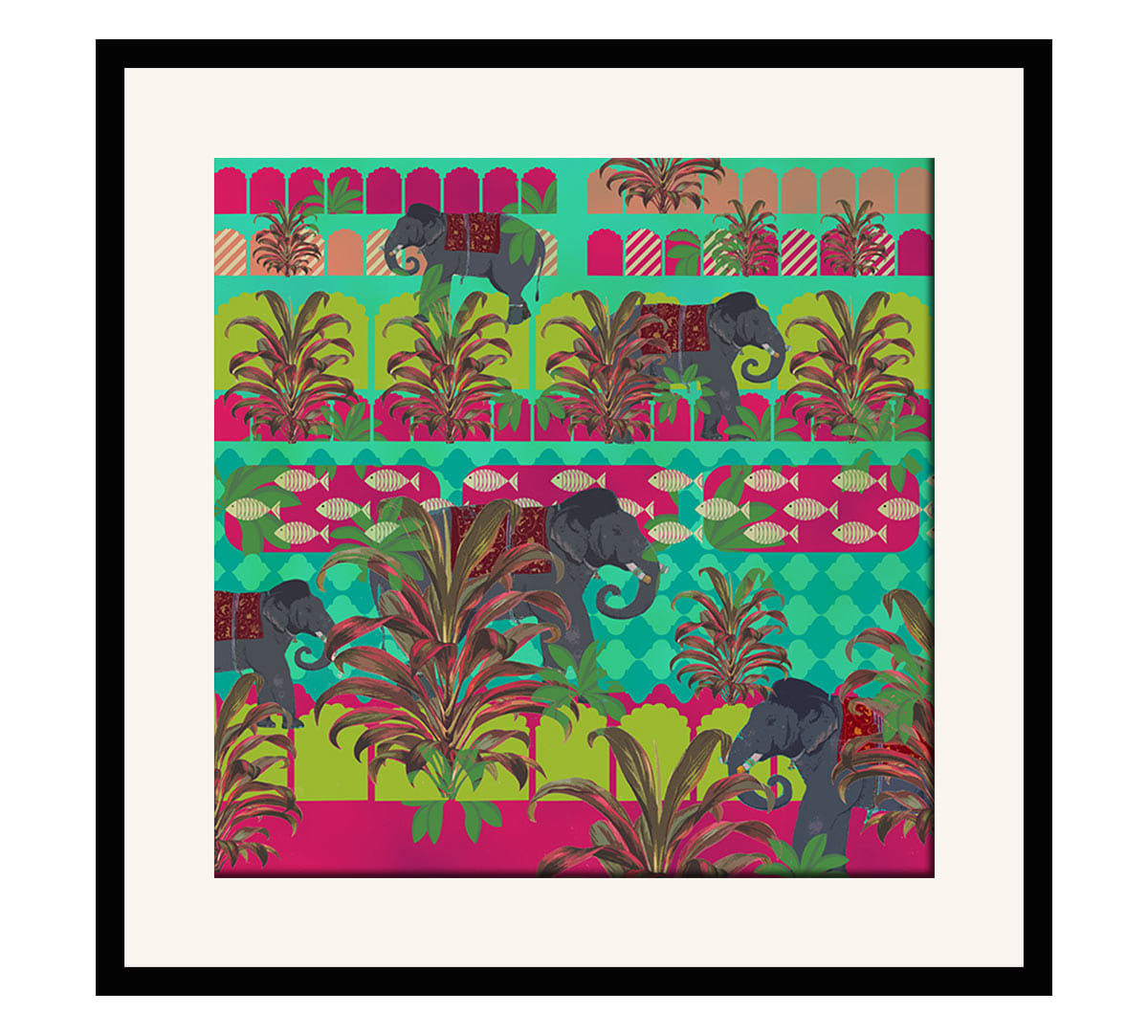 Countryside Tusker Framed Wall Art