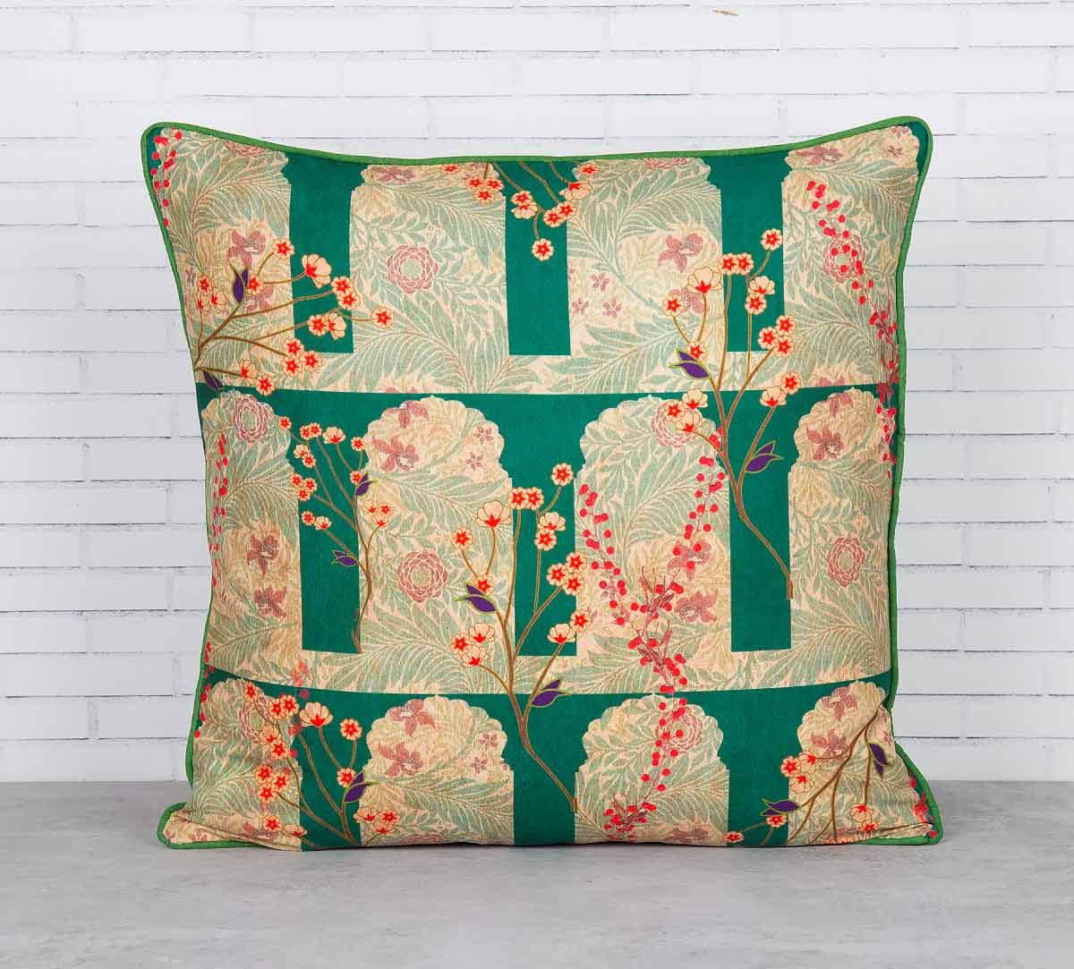 Cypress Vines Satin Blend Cushion Cover