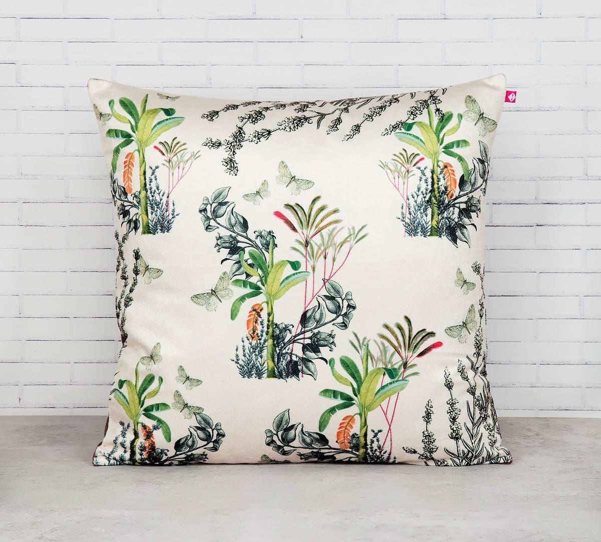 Desert Plants Blended Velvet Cushion Cover