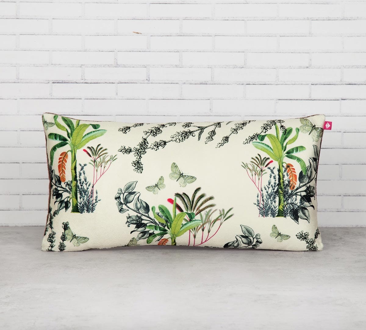 Desert Plants 16" x 8" Blended Velvet Cushion Cover