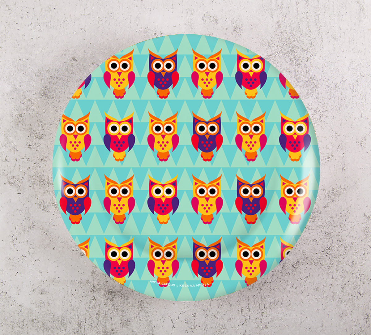 Disco Hedwig Decor Plate