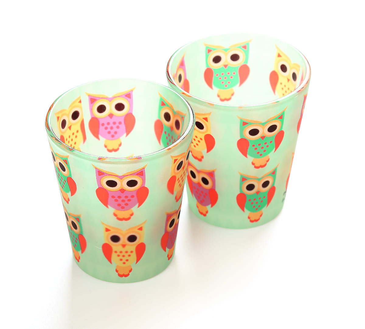 Disco Hedwig Frosted Shot Glasses (Set of 2)