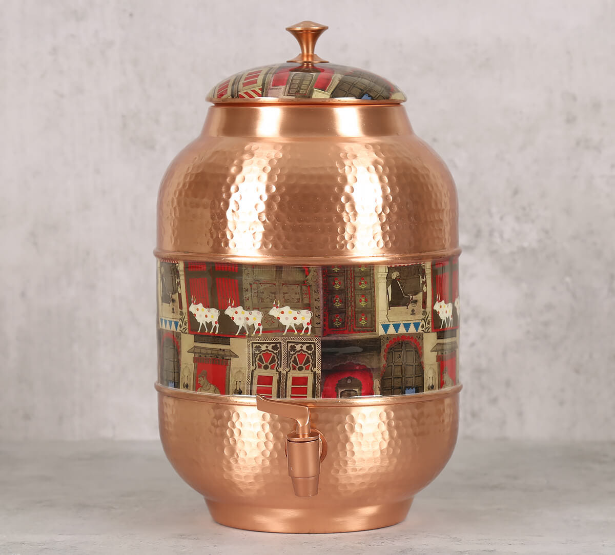 Doors Of Mystical Wonder Copper Water Dispenser