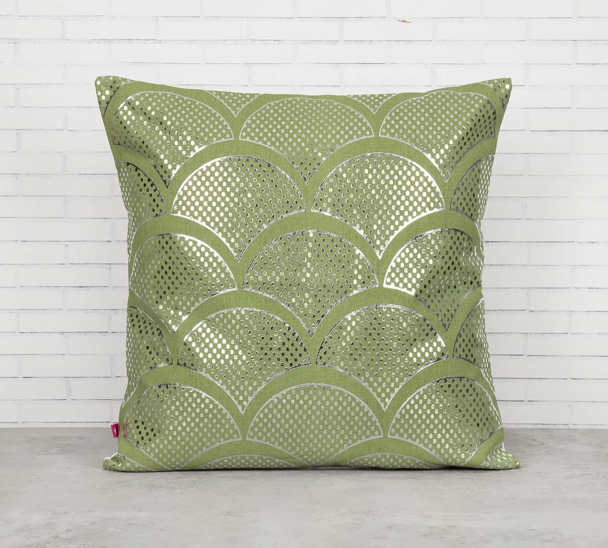 Dotted Clouds Foil Cushion Cover