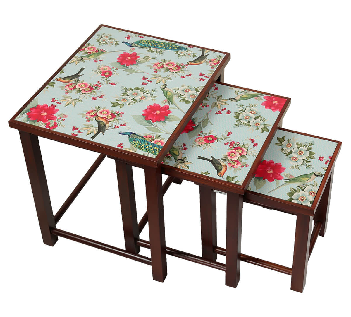 Feathered Garden Nesting Table