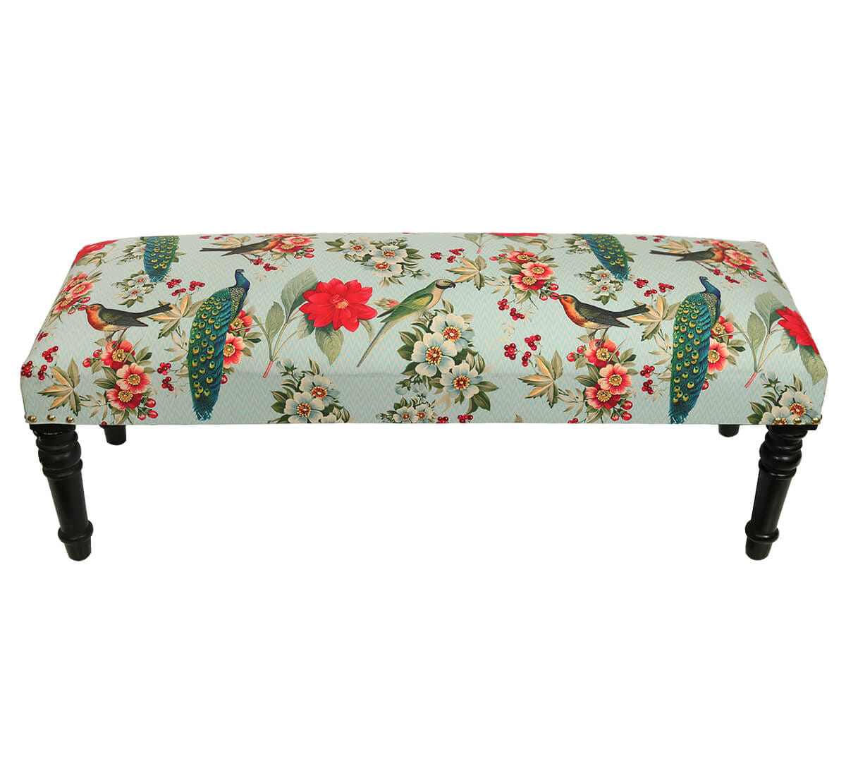 Feathered Garden Wooden Bench