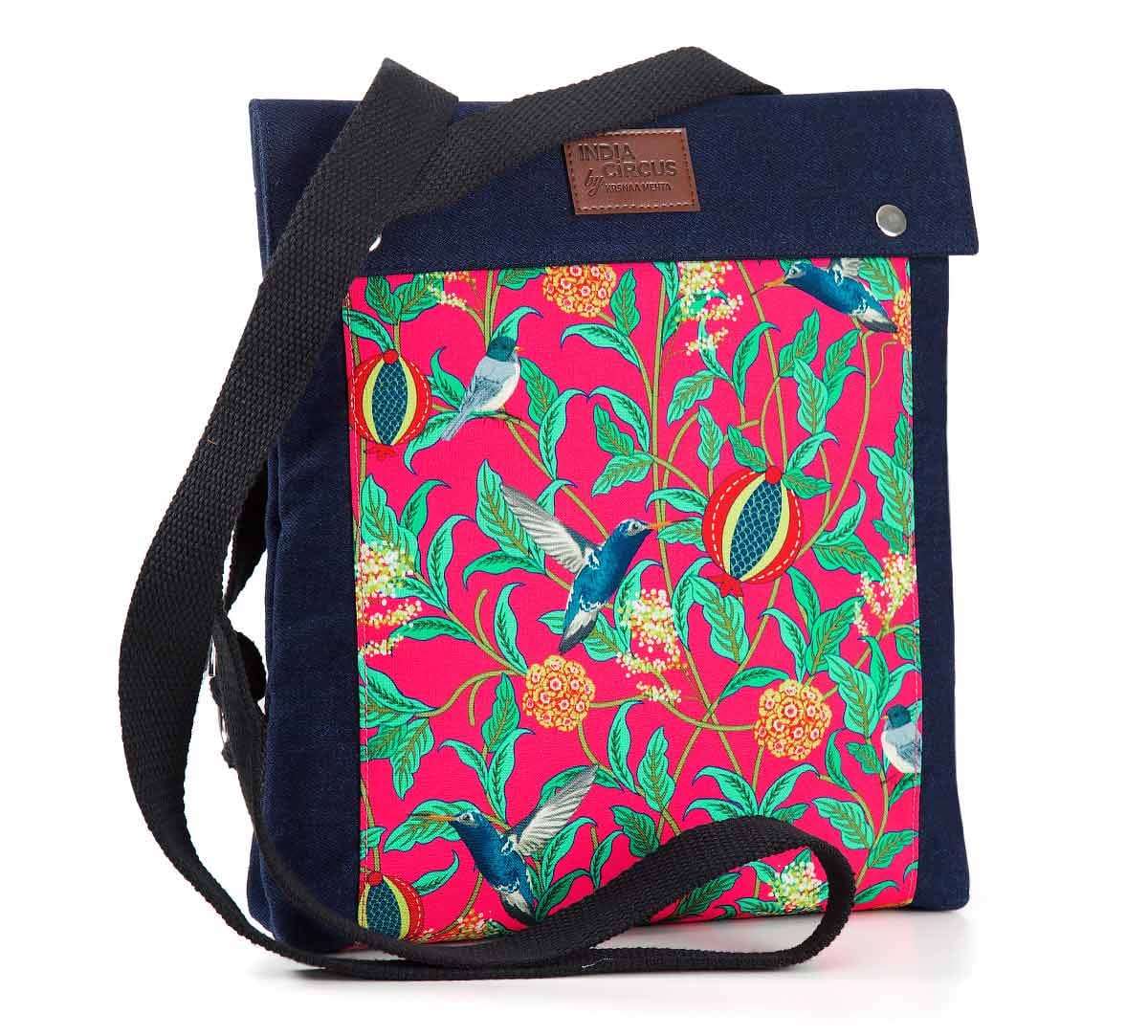 Flights of Vivers Sling Denim Backpack