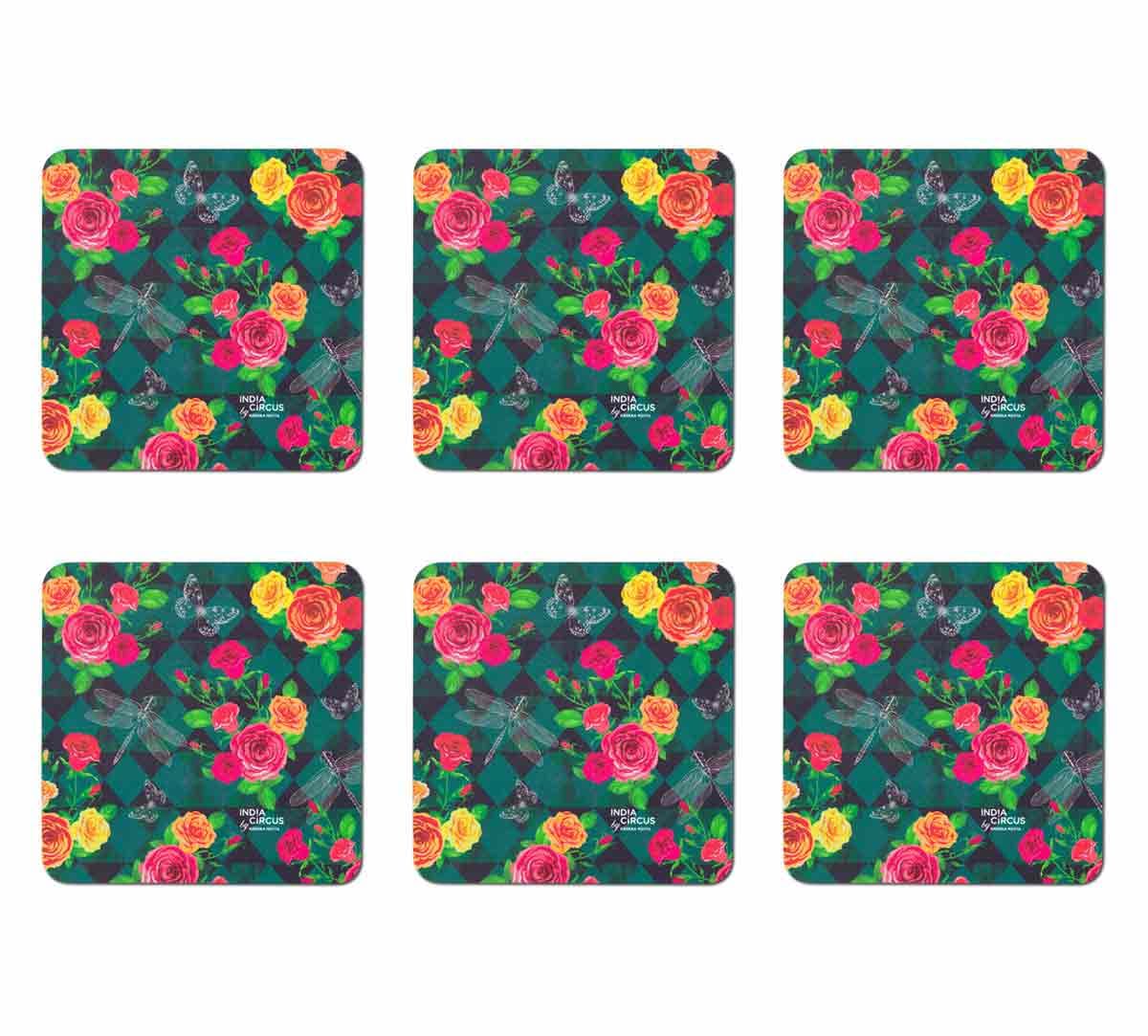 Floral Flutter Table Coaster Set of 6