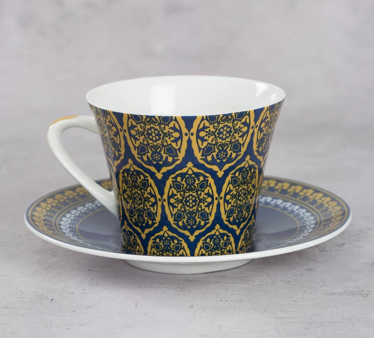 Floral Hypnosis Cup & Saucer