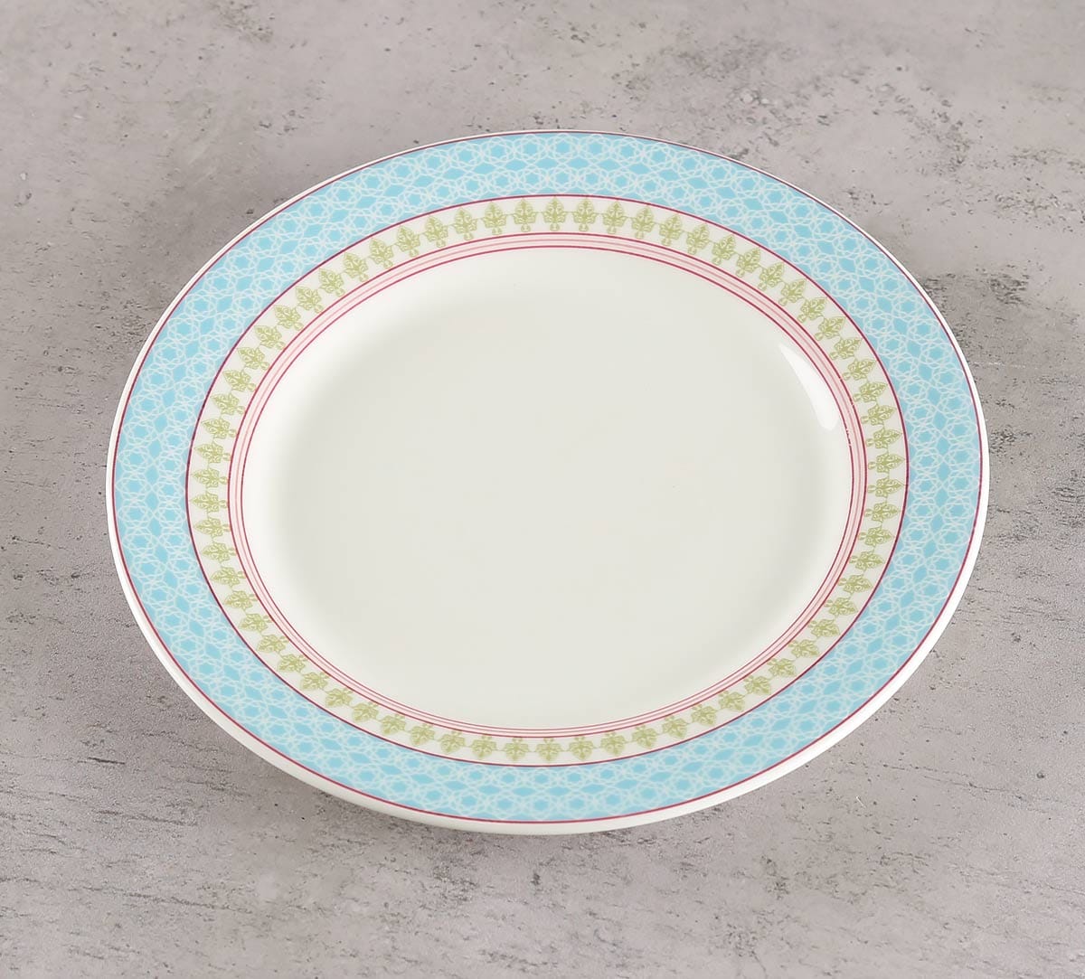 Floral Illusion Quarter Plate