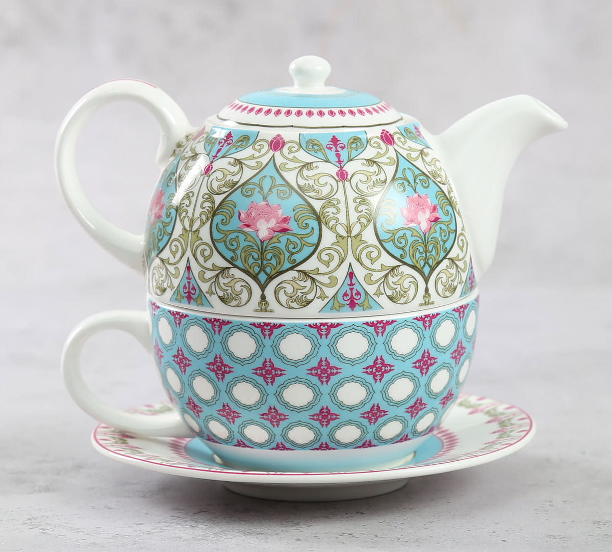 Floral Illusion Tea for One
