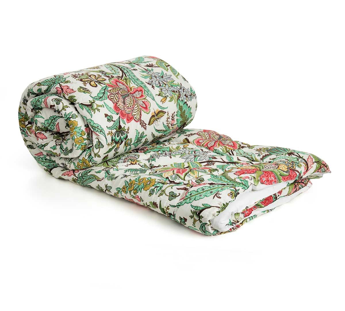 Floral Printed Quilt
