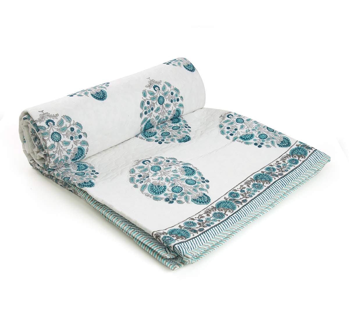 Florets Quilted Comforter Set