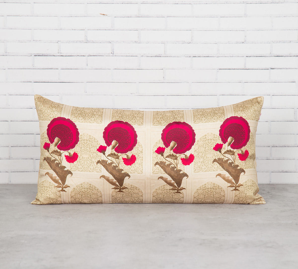Flower Regalia 16" x 8" Blended Taf Silk Cushion Cover