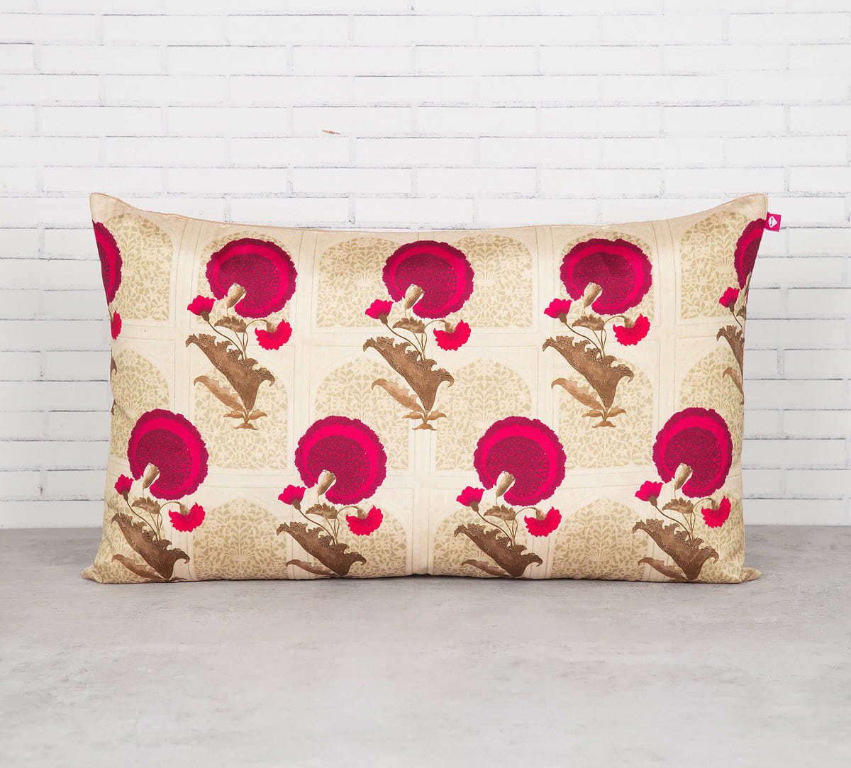 Flower Regalia 20" x 12" Blended Taf Silk Cushion Cover