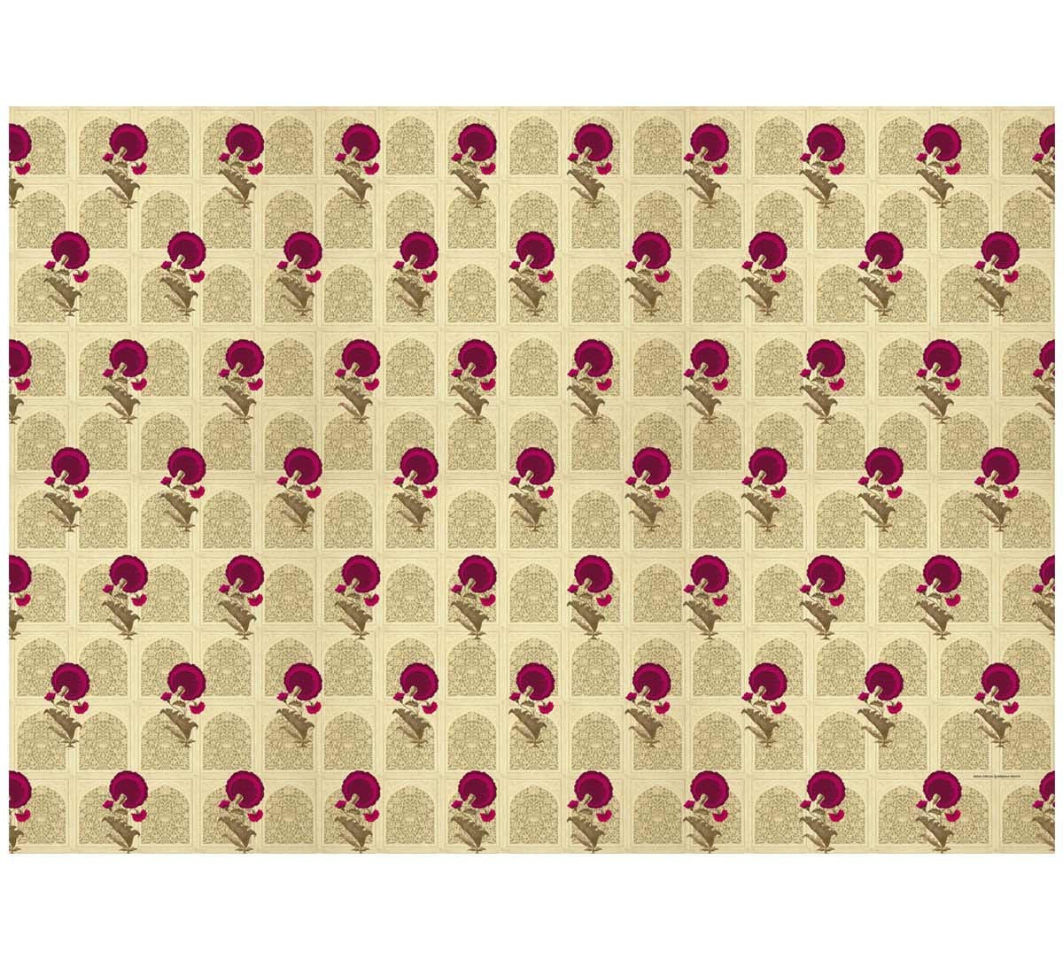 Flower Regalia Gift Wrapping Paper (Set of 6)