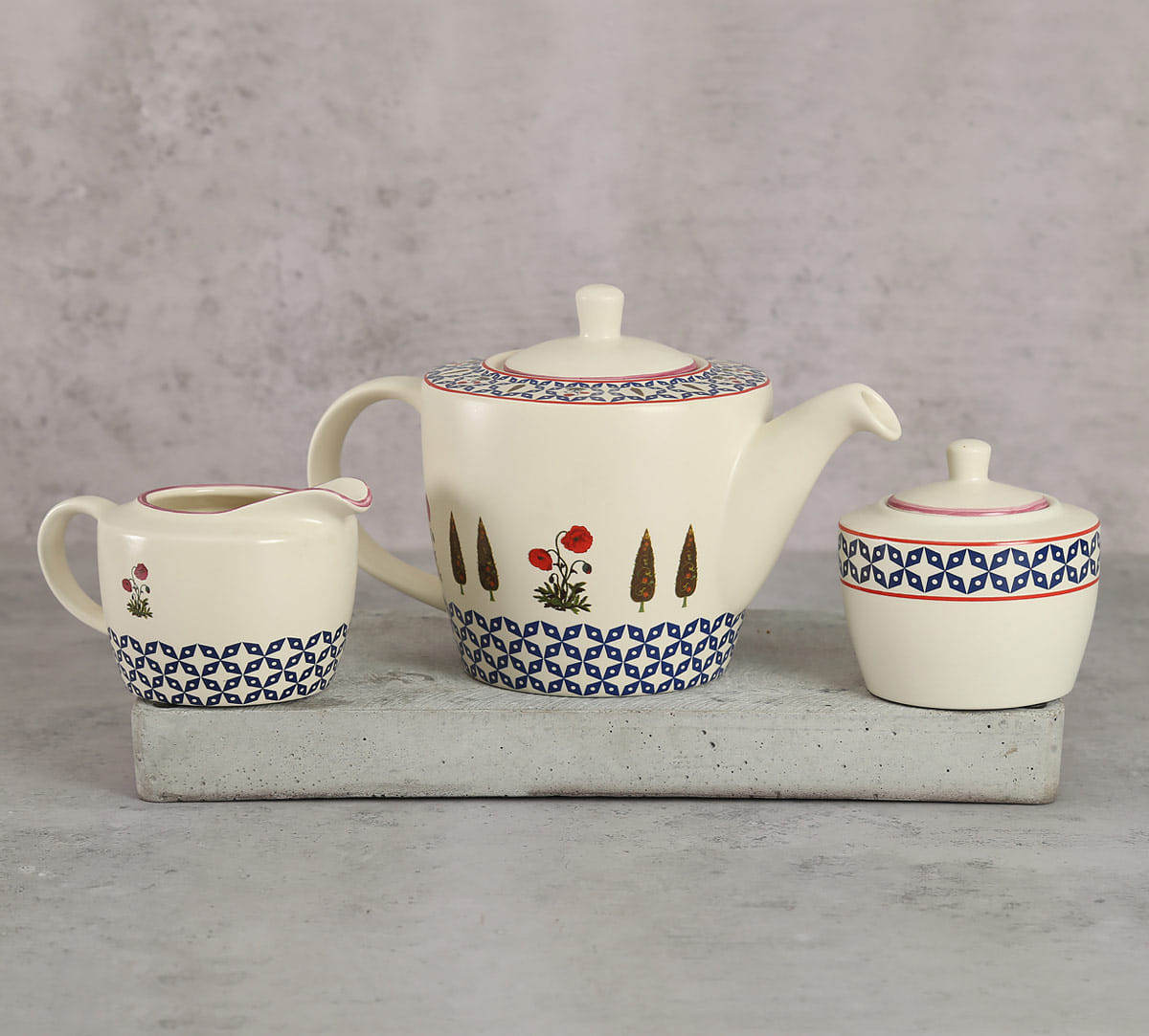 Flowers and Ferns Tea Set