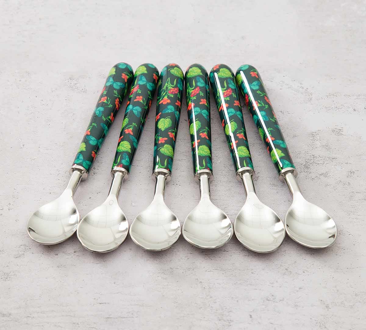 Fluttering Extravagance Dessert Spoon Set of 6